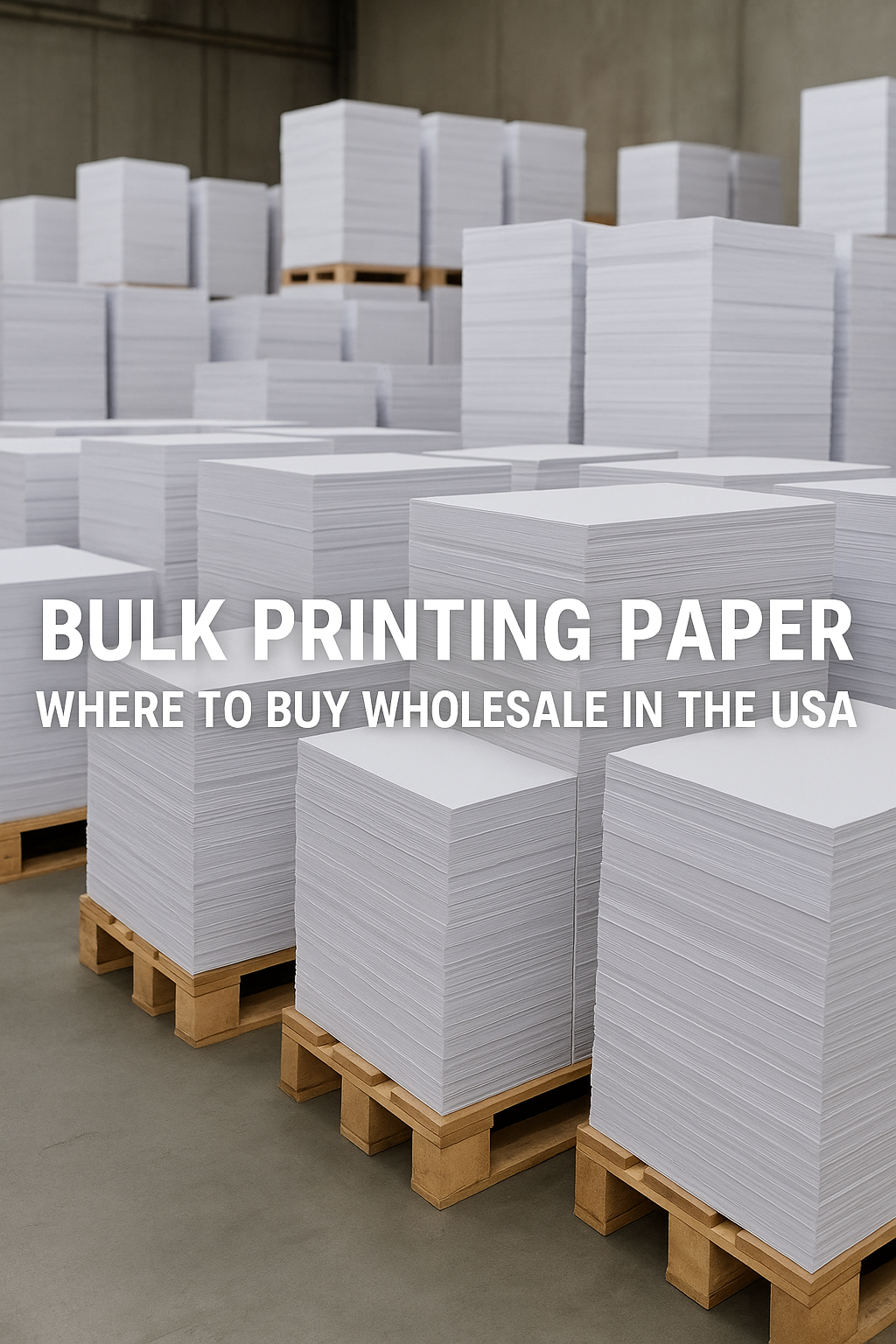 Bulk Printing Paper: Where to Buy Wholesale in the USA