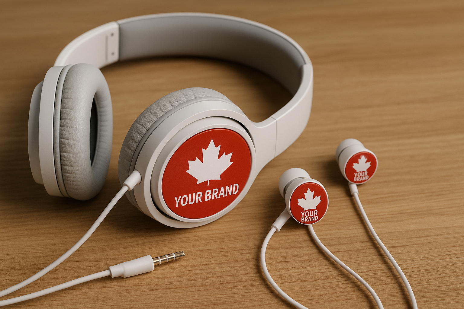 Custom Headphones and Earbuds for brand recognition in Canada